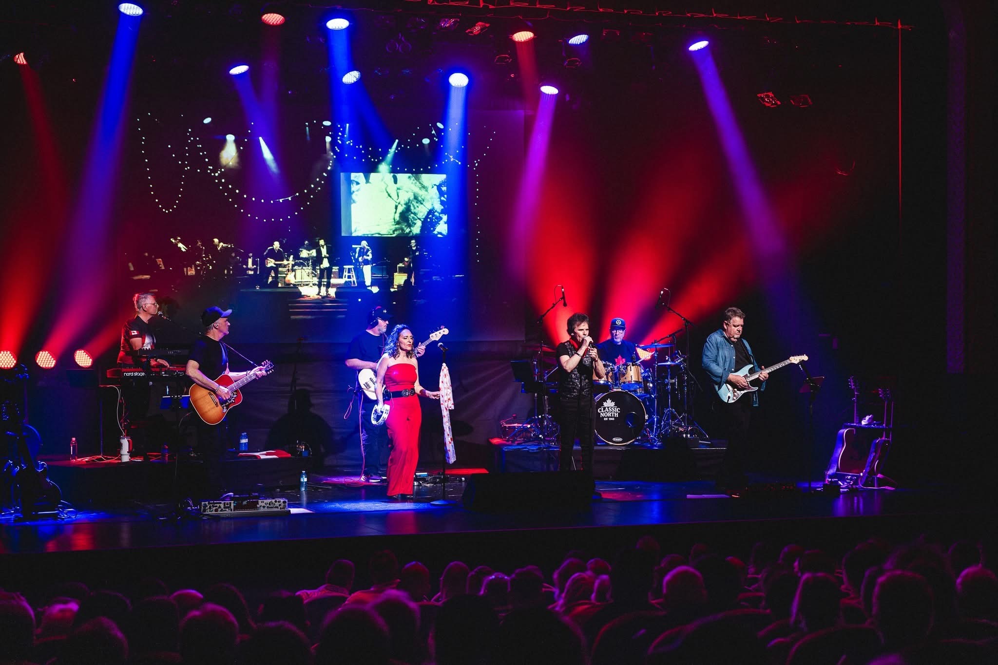 Classic North performing live on stage